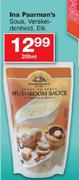Ina Paarman's Mushroom Sauce-200ml