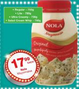Nola Mayonnaise Regular 750g/Lite 780g/Ultra Cream 730g Or Salad Cream Whip 780gm-Each