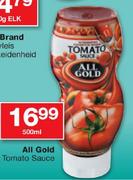 All Gold Tomato Sauce-500ml