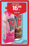 Clover Super M Flavoured Milk - 1L Each