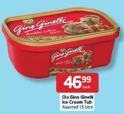 Ola Gino Ginelli Ice Cream Tub Assorted - 1.5L Each
