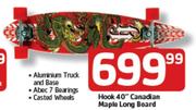 Hook 40" Canadian Maple Long Board
