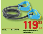 Reebok Resistance Tube Level 2-Each