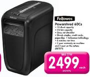 Fellowes Powershred 60Cs-Each