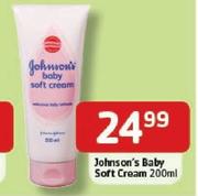 Johnson's Baby Soft Cream-200ml