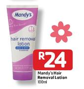 Mandy's Hair Removal Lotion-100ml