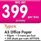 Typek A3 Office Paper-Per Box