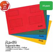 Bantex Suspension Files-Per Pack