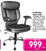 Hampton Typist Chair-Each