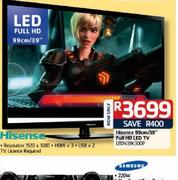 Hisense 99CM/39" Full HD LED TV (LEDN39K300P)-Each