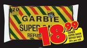 Garbie Super Saver Refuse Bags-20's Per Roll