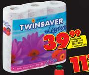 Twinsaver Luxury 2-Ply Toilet Rolls-9's Per Pack