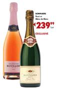 Bonnaire Rose or Blanc De Blanc-750ml Each