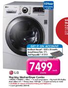 LG 9kg Washer/6kg Dryer Combo(F14A8RD5)