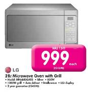 LG Microwave Oven With Grill-28Ltr(MH6843GARS)