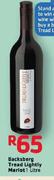  Backsberg Tread Lightly Merlot-1Ltr Each