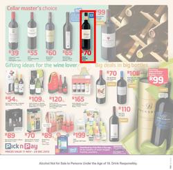 Pick N Pay : Wine & Liquor (11 Nov - 29 Dec 2013), page 9