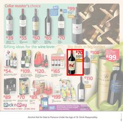 Pick N Pay : Wine & Liquor (11 Nov - 29 Dec 2013), page 9