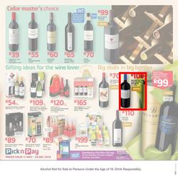 Pick N Pay : Wine & Liquor (11 Nov - 29 Dec 2013), page 9
