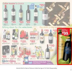 Pick N Pay : Wine & Liquor (11 Nov - 29 Dec 2013), page 9