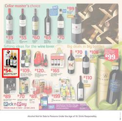 Pick N Pay : Wine & Liquor (11 Nov - 29 Dec 2013), page 9