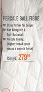 Percale Ball Fibre(Single)