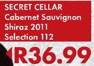Secret Cellar Cabernet Sauvignon Shiraz 2011 Selection 112-750ml