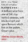 Secret Cellar Cabernet Sauvignon Shiraz 2011 Selection 112-6x750ml