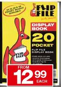 Flip File Display Book-20 Pocket