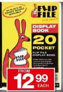 Flip File Display Book-50 Pocket