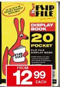 Flip File Display Book-30 Pocket