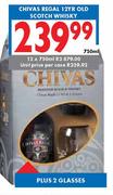 Chivas Regal 12yr Old Scotch Whisky- 750ml