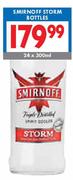Smirnoff Storm Bottles-24 x 300ml