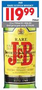J&B Rare Scotch Whisky-12 x 750ml