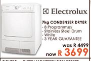 Electrolux 7Kg Condenser Dryer