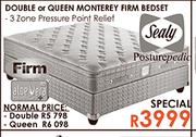 Sealy Posturepedic Double Or Queen Monterey Firm Bedset