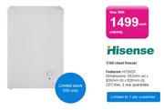 Hisense Chest Freezer-130Ltr(H130CF)