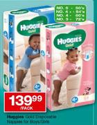 Huggies Gold Disposable Nappies For Boys/Girls No.4-60's Per Pack