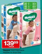 Huggies Gold Disposable Nappies For Boys/Girls No.5-50's Per Pack