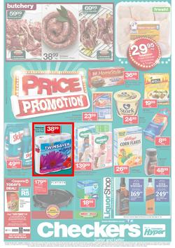 Checkers Western Cape : Price Promotion (22 Aug - 25 Aug 2013), page 1