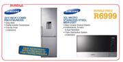Samsung 321L Inox Combi (RB31FWJNss)+ Samsung 32L Micro Stainless Steel (ME8123ST)-Per Bundle