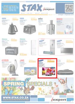 Stax : Spring Specials (26 Aug - 9 Sep 2013), page 1