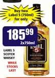 Label 5 Scotch Whisky-2x750ml