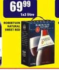 Robertson Natural Sweet Red-3Ltr