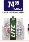 Castle Lite 12 Pack Handi-12x340ml