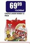 Castle Lager Handi 12 pack-12x340ml