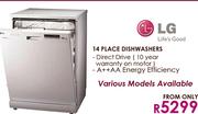 LG 14 Place Diswashers-Each