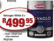 Plascon Velvaglo White(P02184)-5L Each