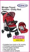 Graco Mirage Travel System Chilly Red-Each