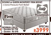 Sealy Double Or Queen Monterey Firm Bed Set